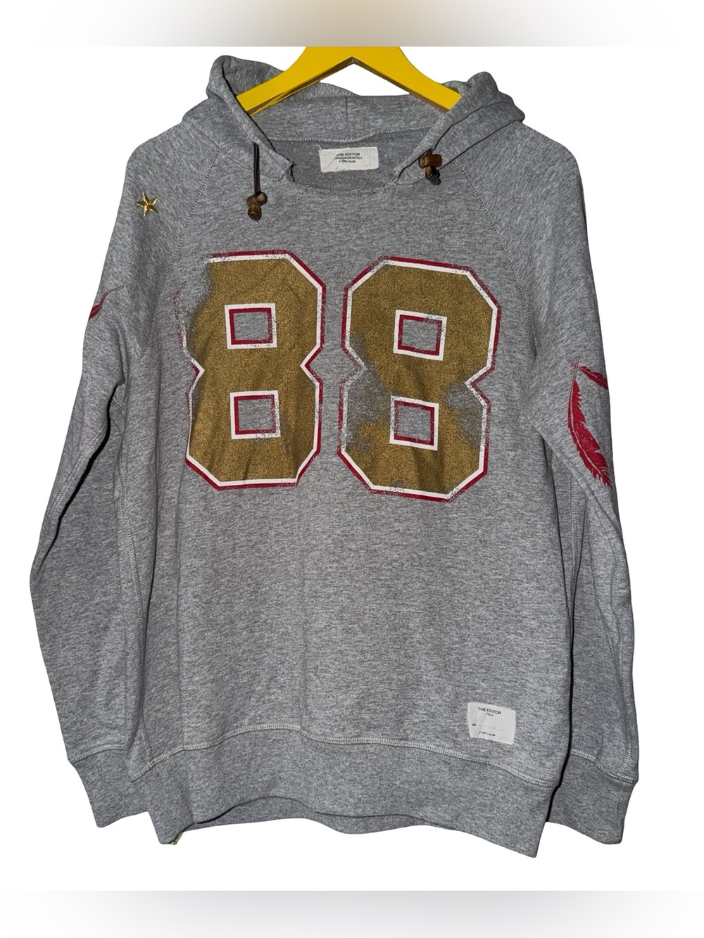 The Editor Italy gray hoodie large